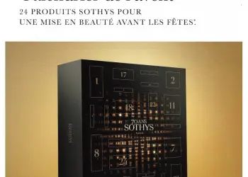 nouveau calendrier de l'avent Sothys